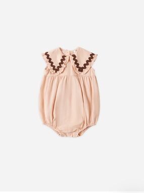 Rylee + Cru Cove Romper Peach